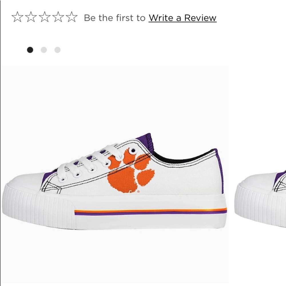 Clemson sneakers 9 NWOT